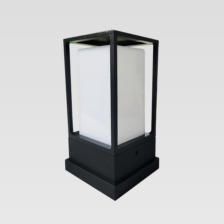 전기 사각 문주등 볼라드등 잔디등 LED 조명 가로등 카페 데크 1001 기둥 60cm - 상세 이미지 4