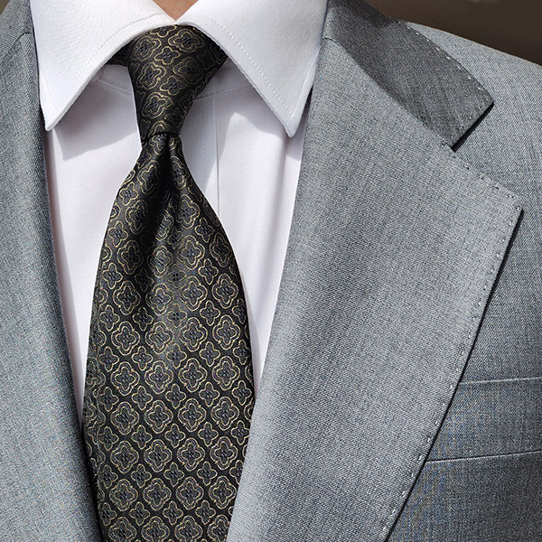 제임스핏 명품감성 고급패턴 남성 정장넥타이 다크톤 혼합