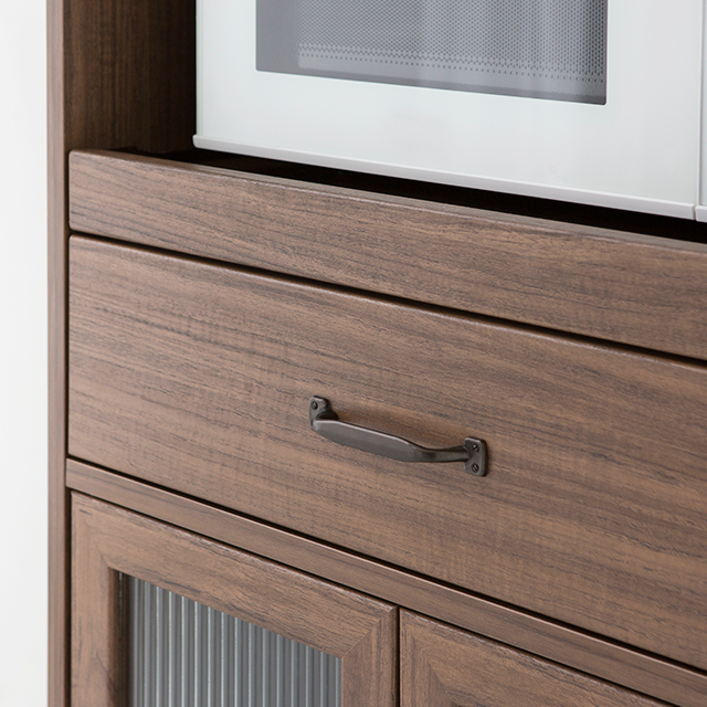 레탄토 렌지대 수납장 PWM12560L 60x45x125, 3단, 미들브라운 7173.3516