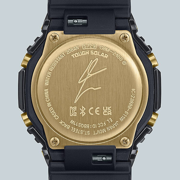 카시오 CASIO 지샥 메탈 블랙 골드 GBM-2100RH-1AJR 남자 캐주얼 손목 시계 - 상세 이미지 3