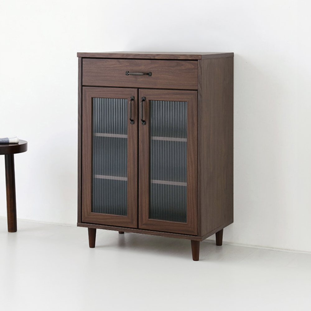 레탄토 서랍문 수납장 CHM9060 600x400x900mm, 2단, 브라운월넛베니어 1470.8630 - 상세 이미지 2