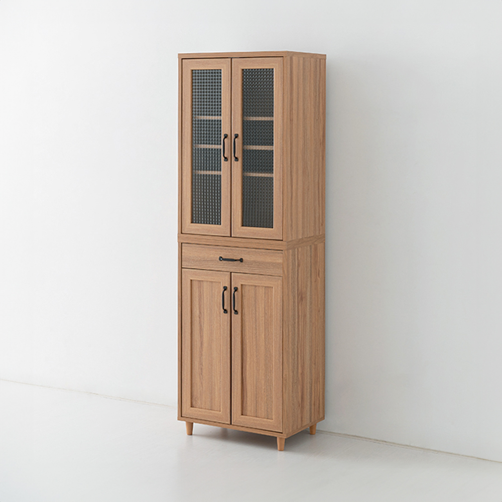 레탄토 높은5문 수납장 SHM18058DR 580x415x1795mm, 3단, 캄포어베니어 6999.1282 - 상세 이미지 2