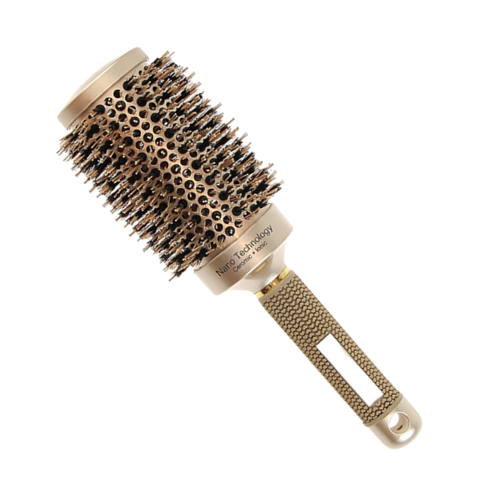 볼륨드라이빗 롤 빗 헤어 브러쉬 헤어롤 대왕 브러시 뿌리 미용실 왕롤빗 열전도 골드25 제품 이미지