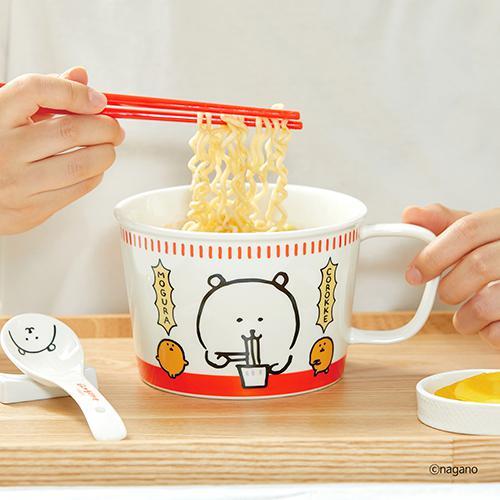 담곰이 면기 세트 스푼 포함 농담곰 라멘 라면 우동 그릇 식기 캐릭터 굿즈 - 상세 이미지 2