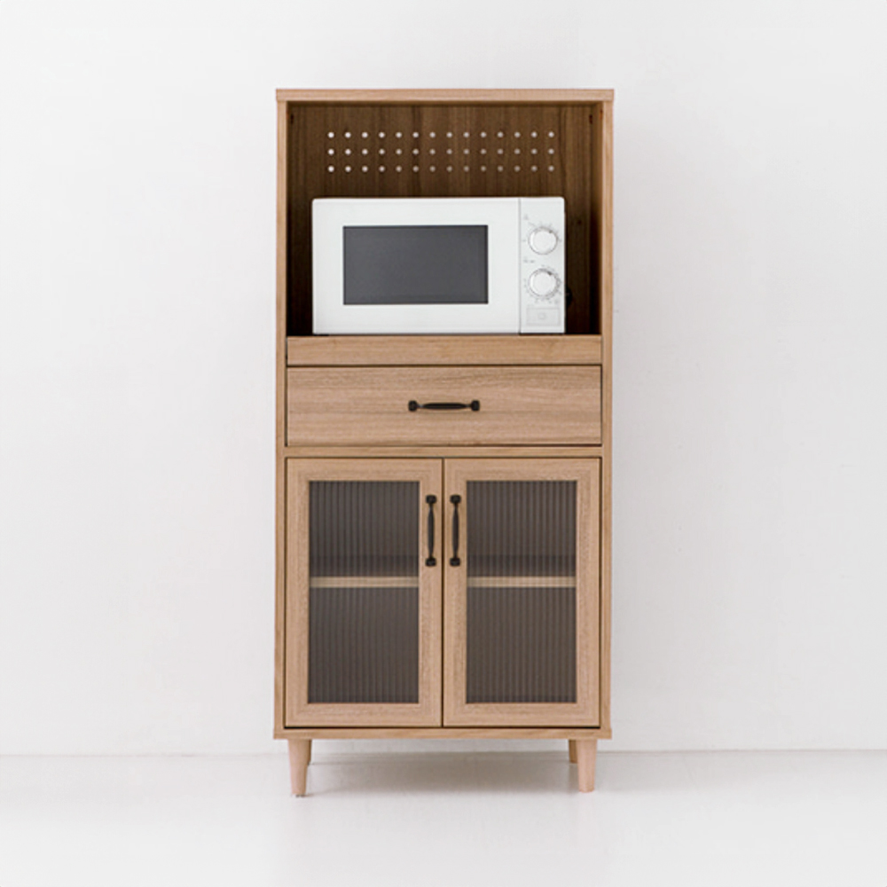 레탄토 렌지대 수납장 PWM12560L 60x45x125, 3단, 캄포어베니어 9638.1700