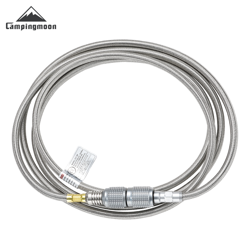 캠핑문 나사식 OD 이소가스 연장 호스 라인 210cm Z-17-2M