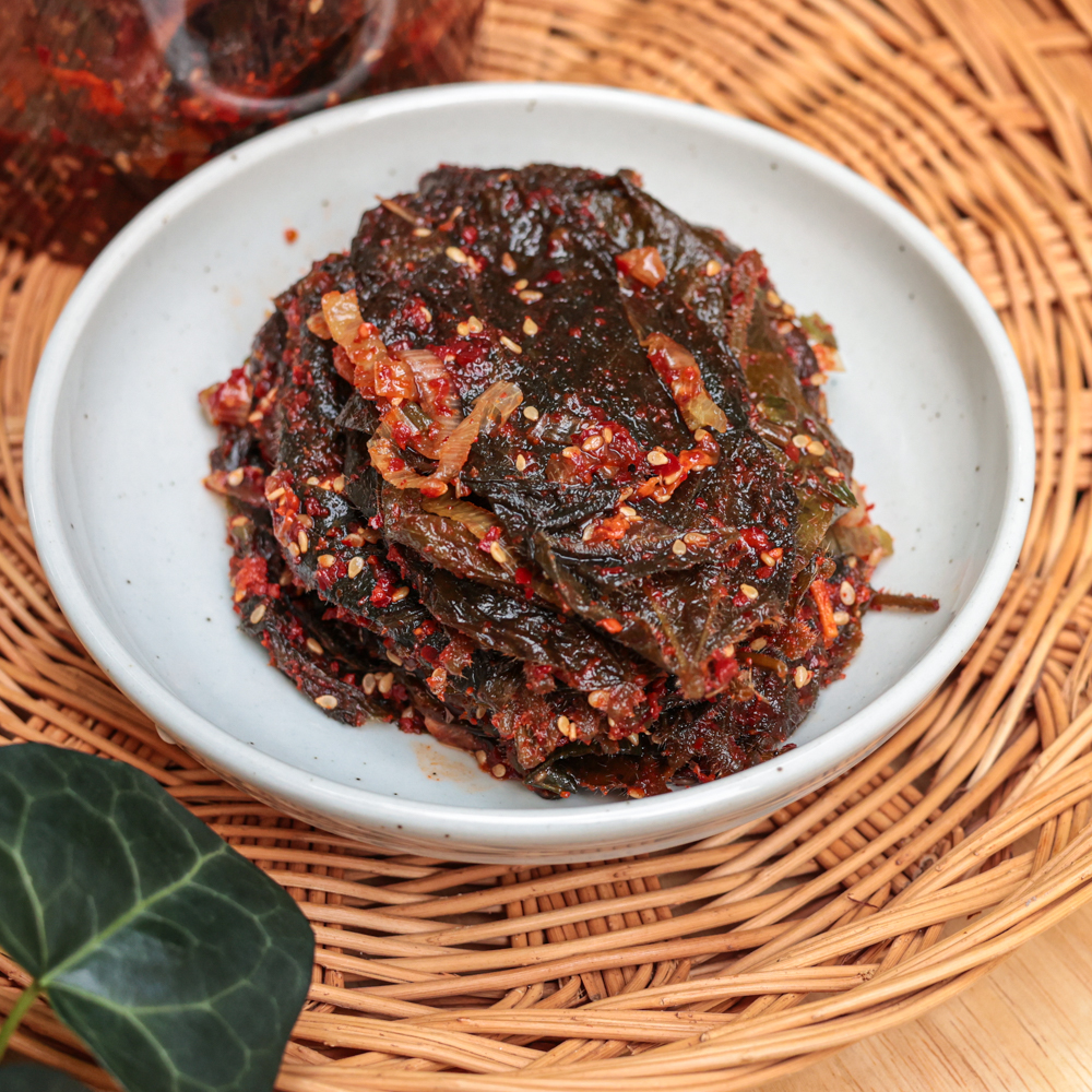 잘 삭힌 콩잎장아찌 양념/된장 콩이파리 500g 순창 장담아 - 상세 이미지 3