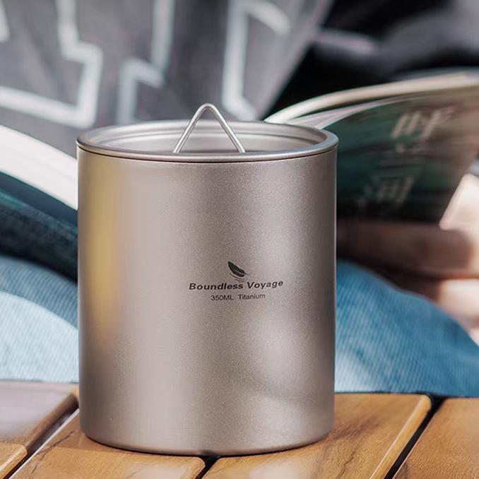 티타늄머그 캠핑컵 보온보냉 스탠리캠프머그 백패킹 시에라컵