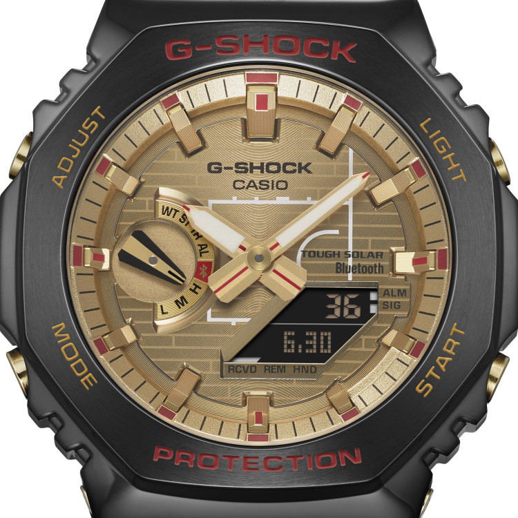 카시오 CASIO 지샥 메탈 블랙 골드 GBM-2100RH-1AJR 남자 캐주얼 손목 시계 - 상세 이미지 4