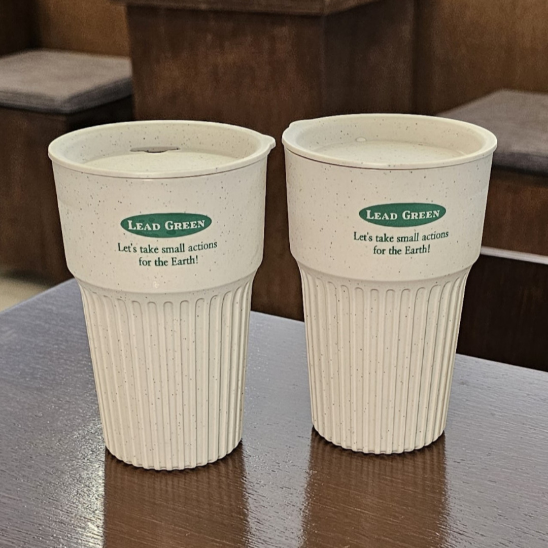커피박 텀블러 20개 대량구매 답례품 친환경 다회용컵 단체선물 473ml - 상품 이미지