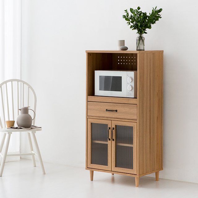 레탄토 렌지대 수납장 PWM12560L 60x45x125, 3단, 캄포어베니어 9638.1700