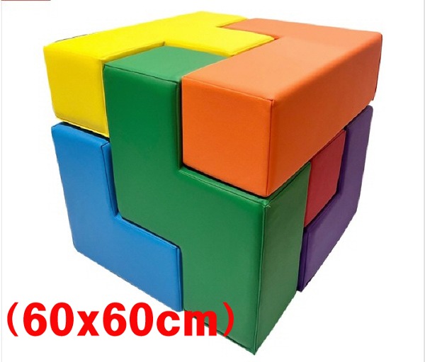 조이매스 말랑말랑 특대형소마큐브 60x60cm 대형소마큐브 행사용소마큐브 60cm 자이언트소마큐브 : 아이캔스마트몰