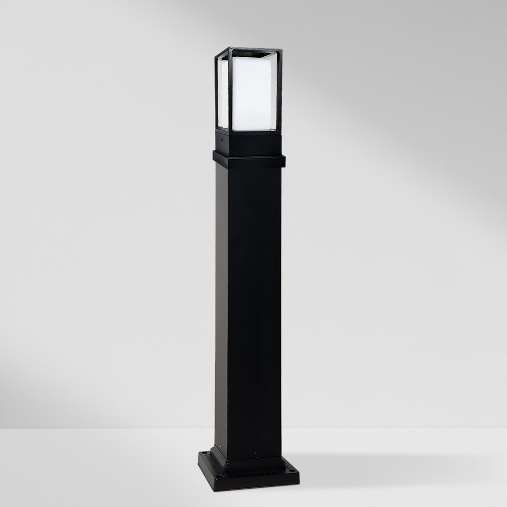 전기 사각 문주등 볼라드등 잔디등 LED 조명 가로등 카페 데크 1001 기둥 60cm - 메인 이미지