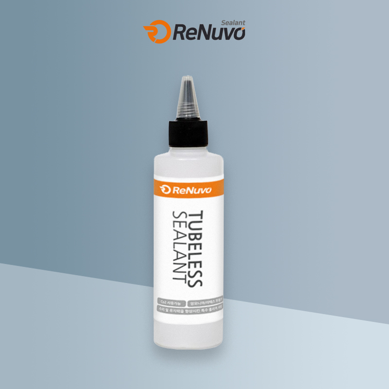 리뉴보 자전거 튜브리스 타이어 실란트 130ml(4.39oz) 튜블리스 펑크 방지액