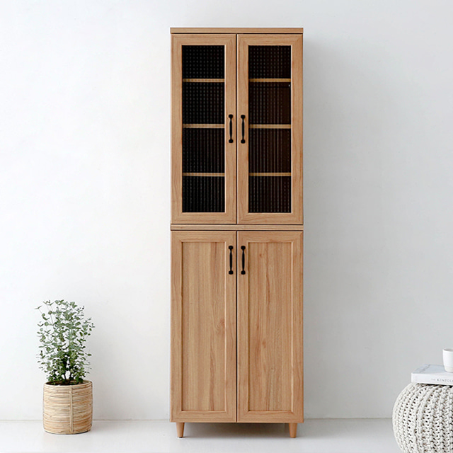 레탄토 높은4문 수납장 SHM18058 580x395x1800mm, 2단, 캄포어베니어 7525.6327 - 상세 이미지 5