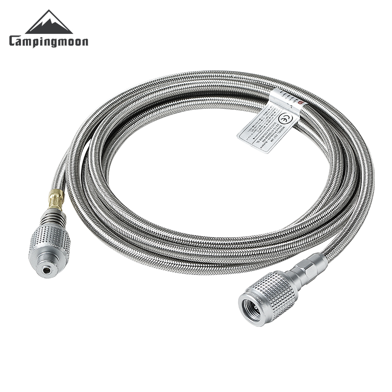 캠핑문 나사식 OD 이소가스 연장 호스 라인 210cm Z-17-2M