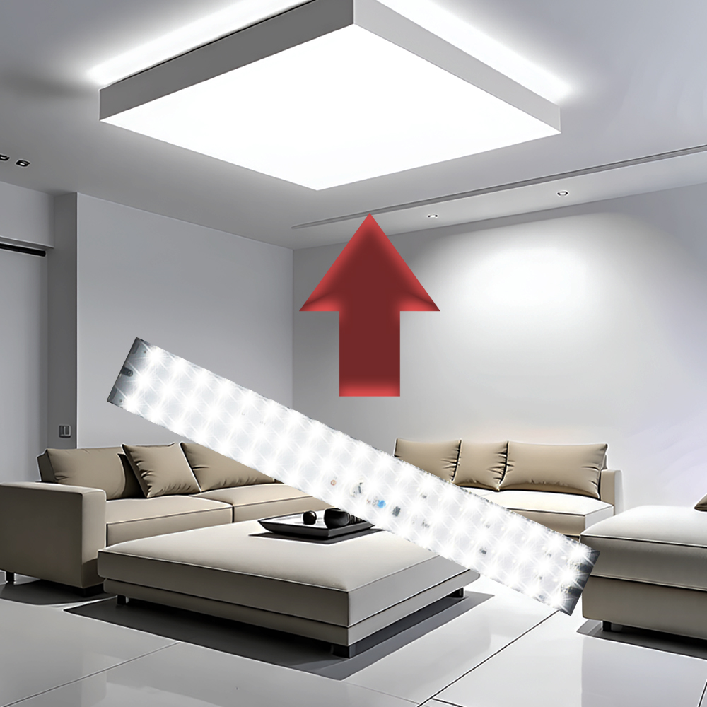 조명 LED방등 LED거실등 전등 교체 형광등 리폼 사각 등 셀프 자석 설치 21W