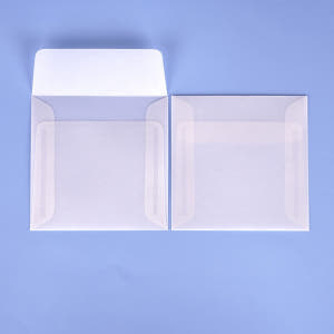 [자체 제작] 120x120 고품질 정사각 트레싱지 미니 봉투 청첩장 반... 실사용 후기 | 효과 있을까? - 상품 이미지 3