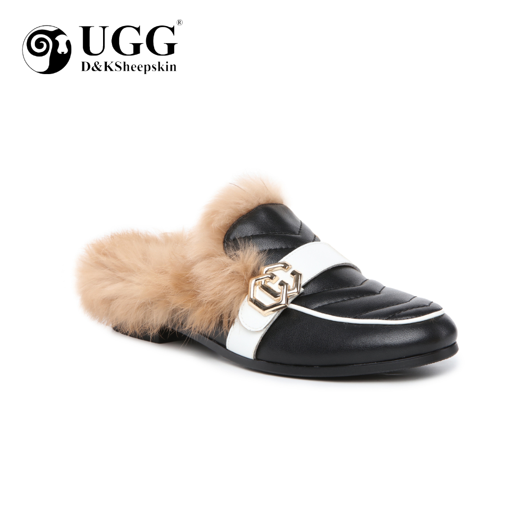 호주 DK어그 빅토리 여성 방한 양털 디케이 어그 블랙 뮬 DK234