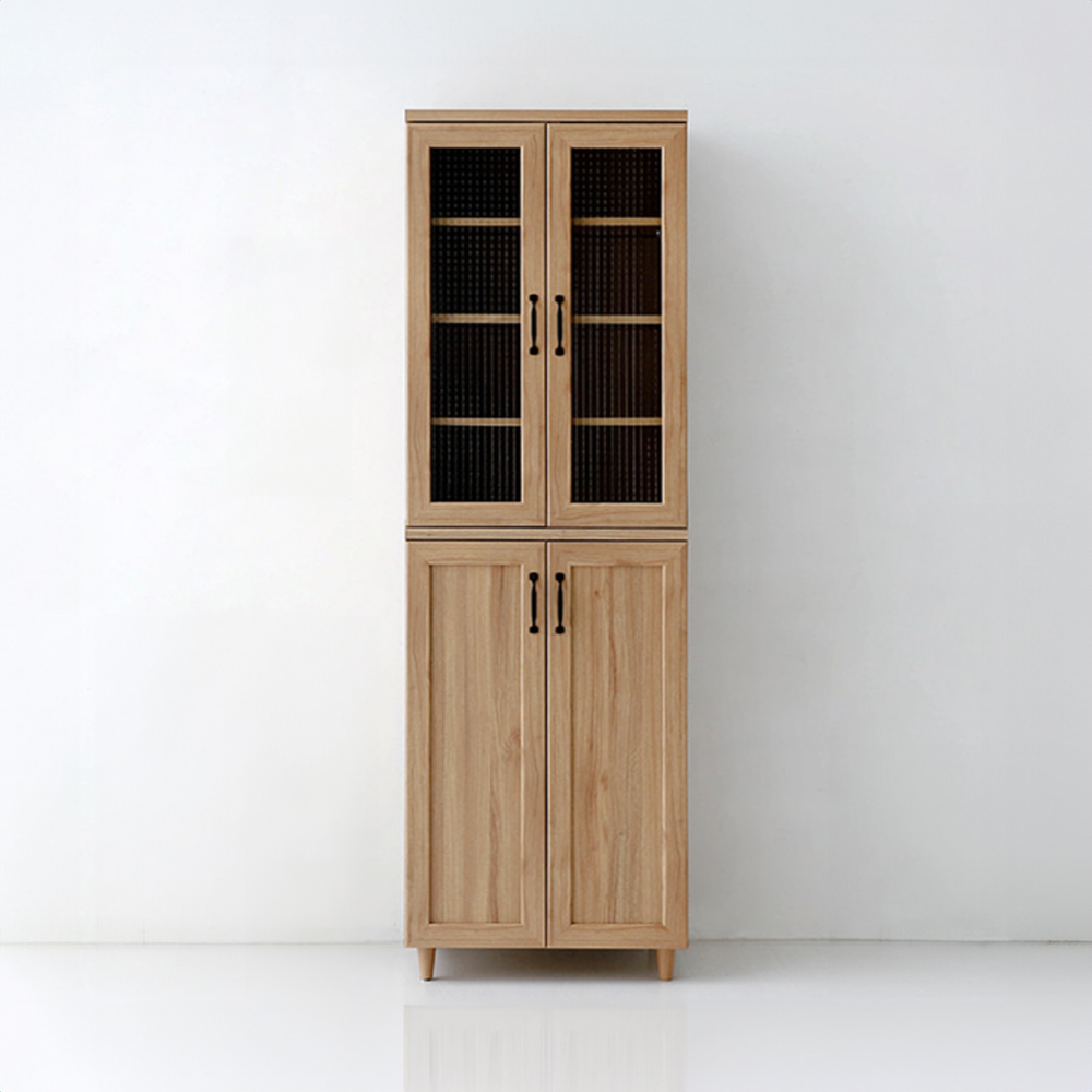 레탄토 높은4문 수납장 SHM18058 580x395x1800mm, 2단, 캄포어베니어 7525.6327 - 메인 이미지
