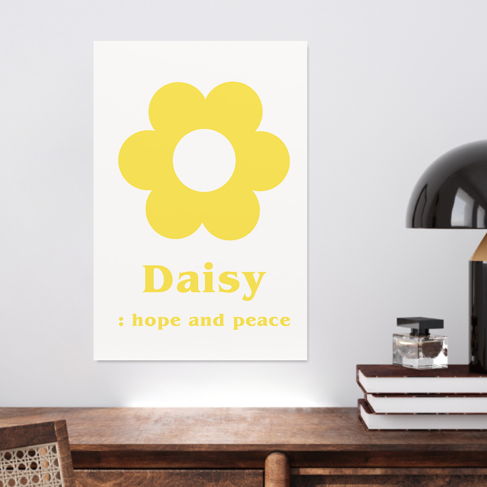 인테리어 그림 거실 액자 접착 포스터 캔버스 노랑시리즈 01 A2