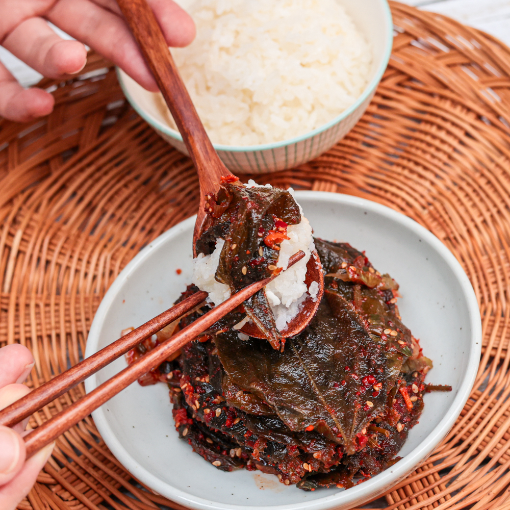 잘 삭힌 콩잎장아찌 양념/된장 콩이파리 500g 순창 장담아 - 상세 이미지 5