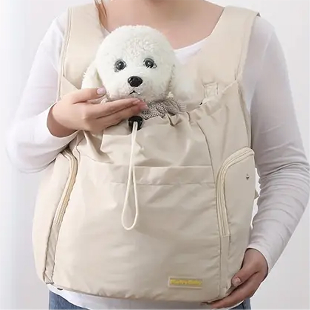 개과천선 칼리고 강아지 앞가방 애견 산책 이동가방 이동장 고양이 빼꼼창 백팩 포대기 외출 - 상세 이미지 4
