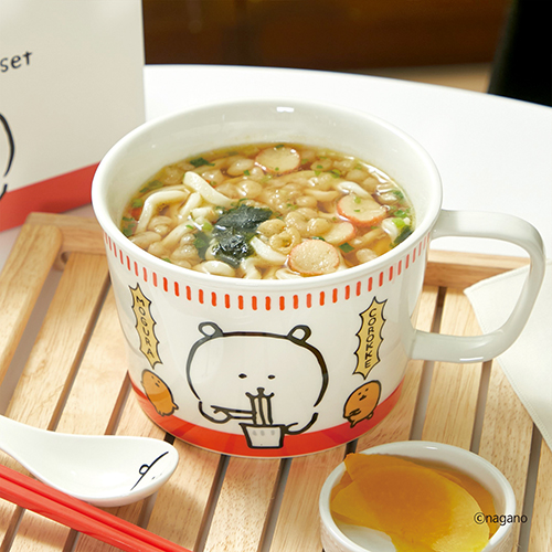 담곰이 면기 세트 스푼 포함 농담곰 라멘 라면 우동 그릇 식기 캐릭터 굿즈 - 상세 이미지 3