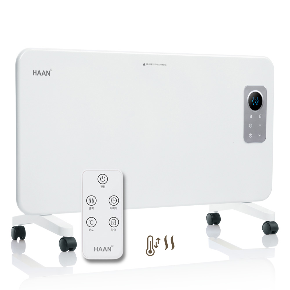 한경희 벽걸이 스탠드 컨벡션 전기히터 거실 방수 욕실 히터 타이머 160HH
