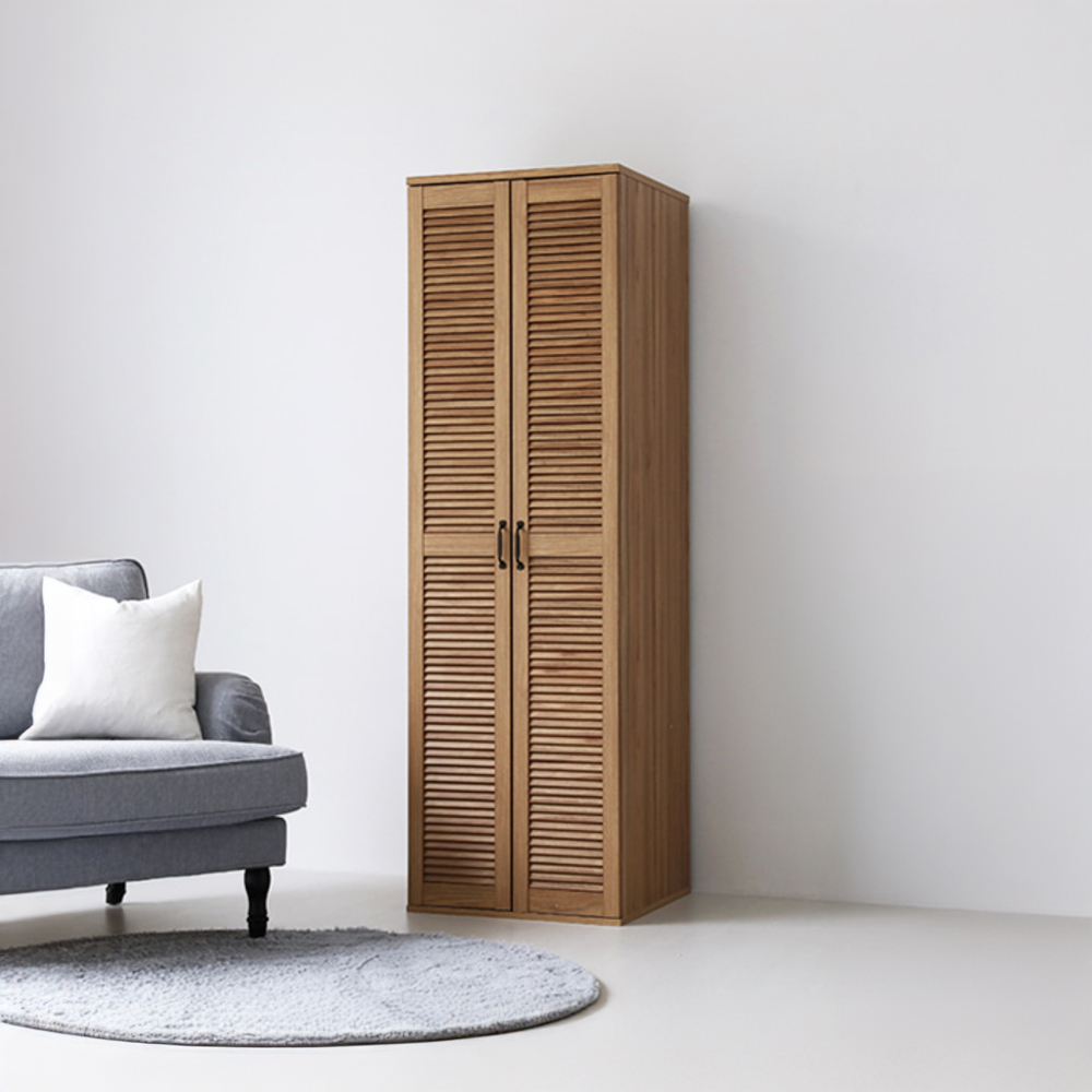 헤인 선반수납장 2문 60195 600mmx590mmx1950mm, 6단, 캄포어베니어 8045.1982 - 상세 이미지 4