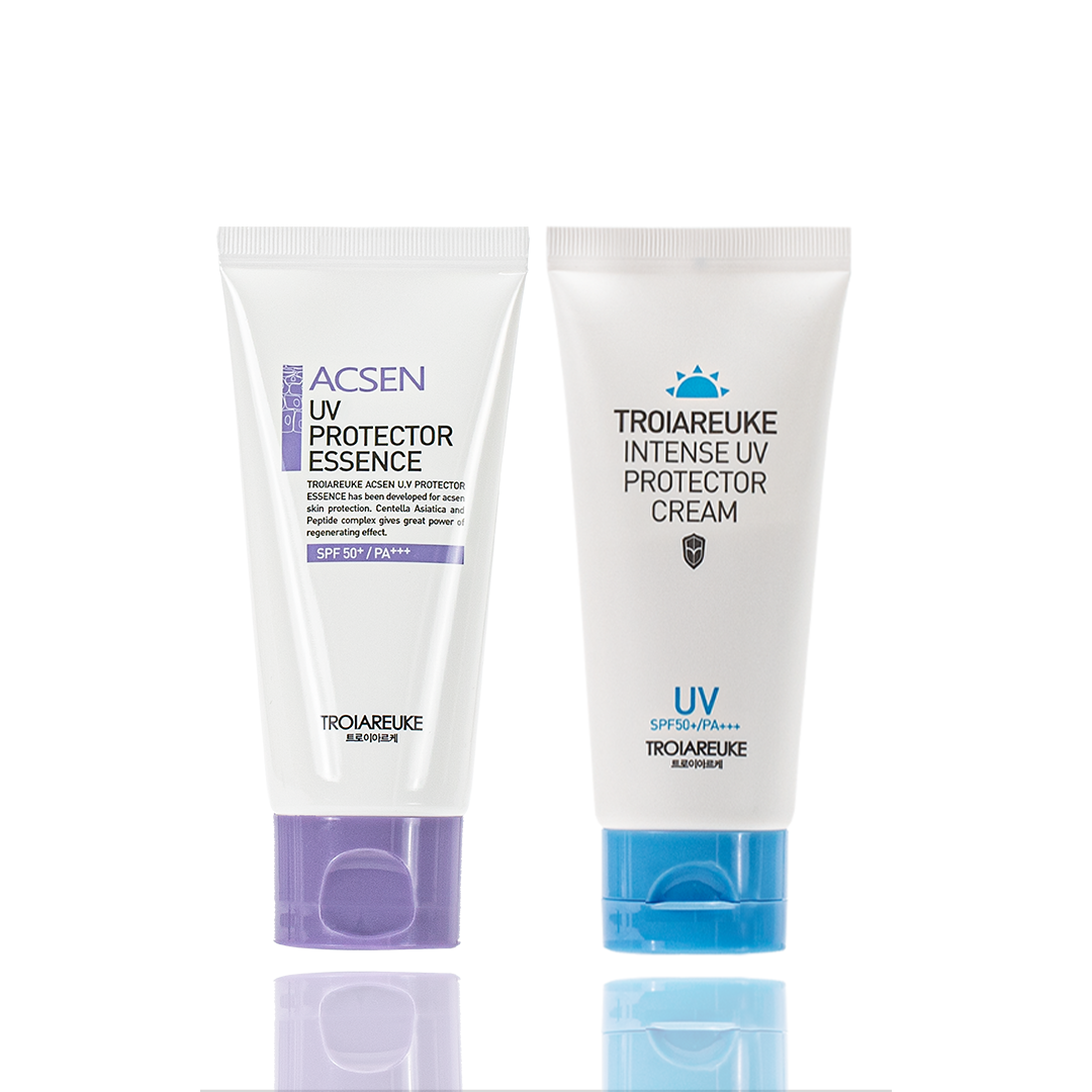 트로이아르케 선에센스 선크림 예민피부 선케어 저자극 UV 선크림 50ml SPF 50+ PA+++