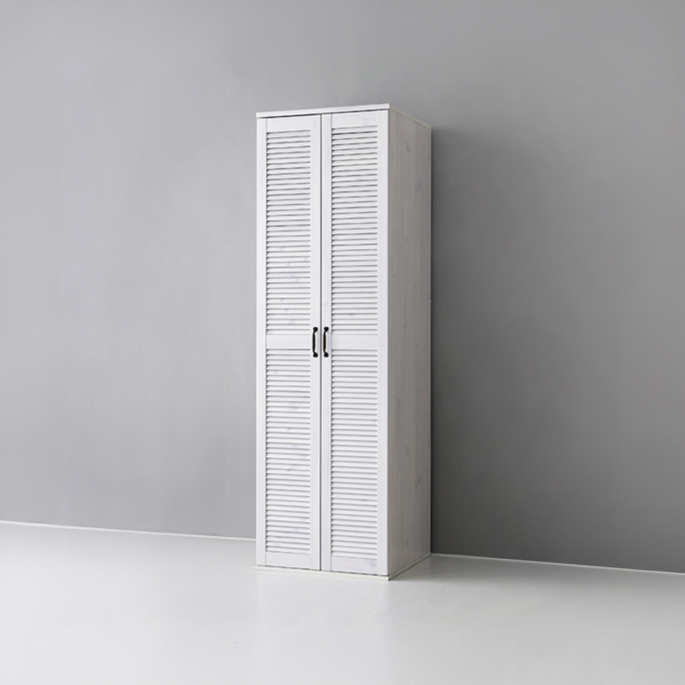 헤인 선반수납장 2문 60195 600mmx590mmx1950mm, 6단, 화이트파인베니어 0427.7835