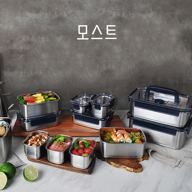 스텐락 스텐 김치통 김장 용기 캔디 핸디 1호 4.8L - 상세 이미지 3
