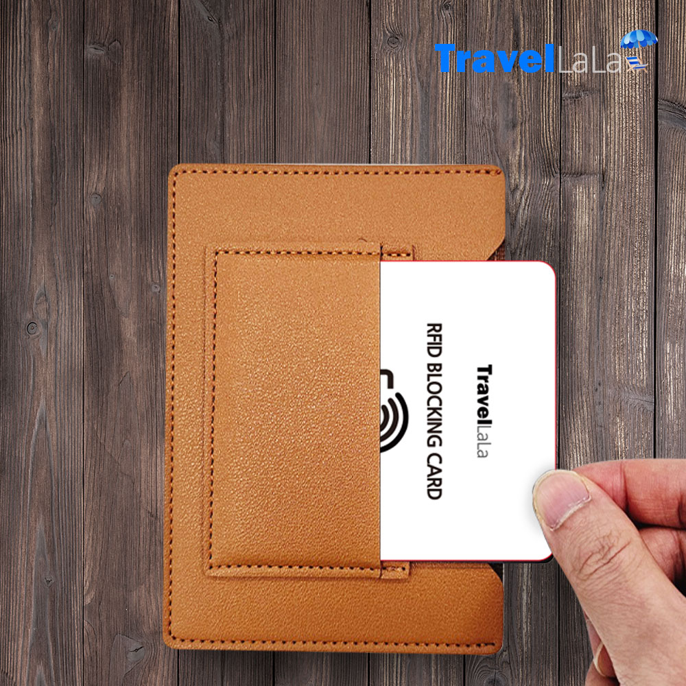 여권케이스 안티스키밍 RFID 차단 파우치 해외여행 가방 가죽 지갑 해킹방지