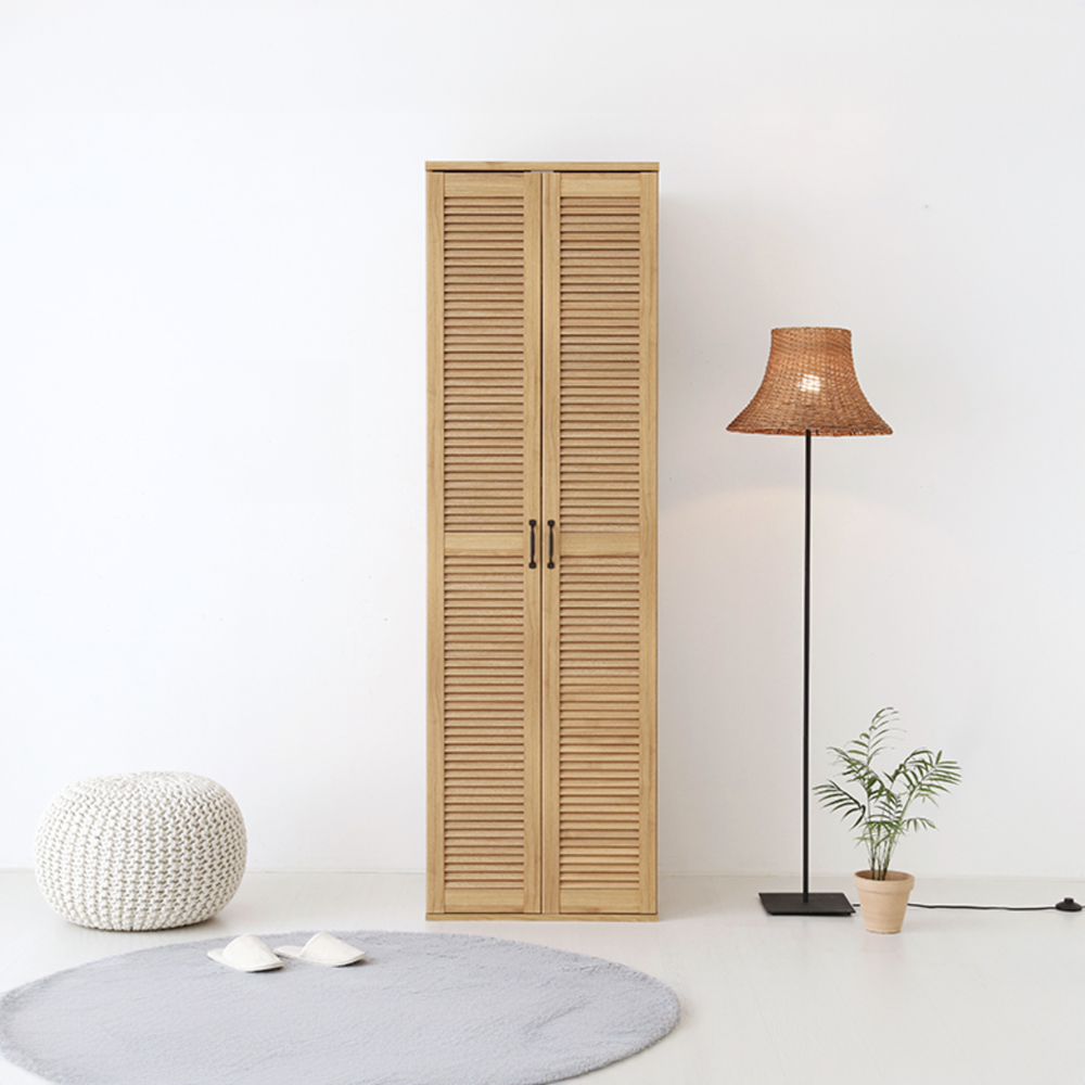 헤인 선반수납장 2문 60195 600mmx590mmx1950mm, 6단, 캄포어베니어 8045.1982 - 상세 이미지 5