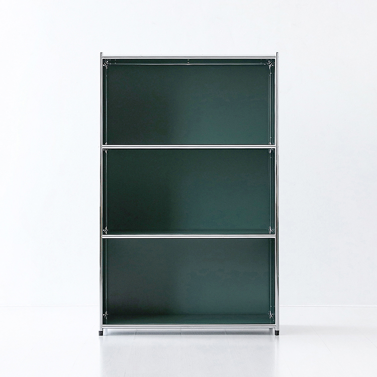심플리 수납장 BC120 770x400x1200mm, 3단, 다크그린 4705.5873 - 메인 이미지