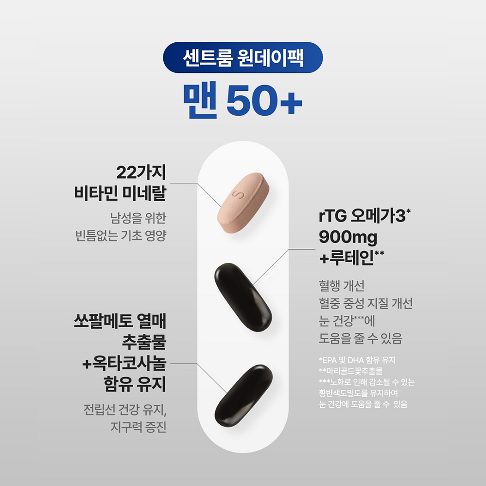 센트룸 원데이팩 맨 50+ 30개입, 1개 이미지 2