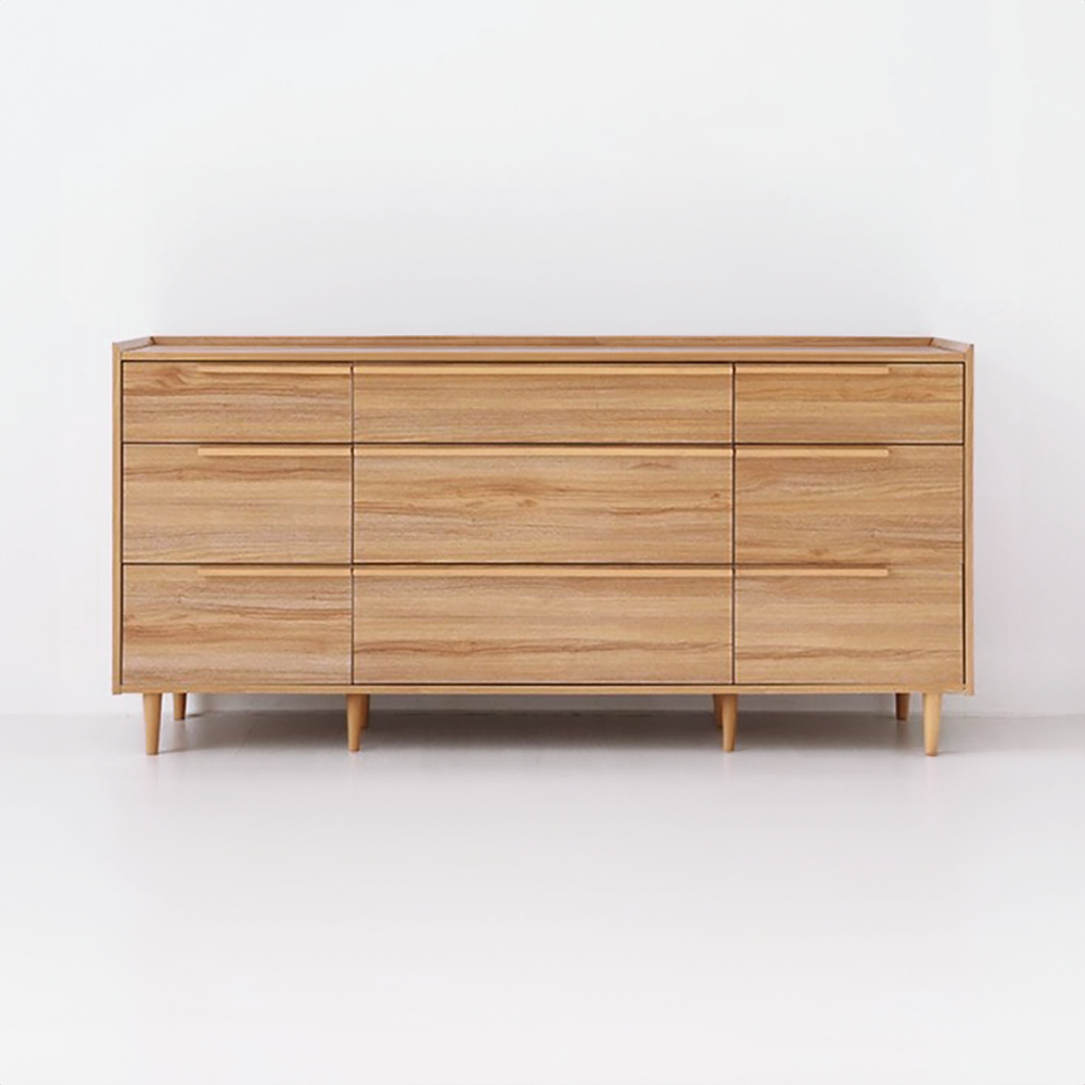 밀캄 콘솔수납장 17585 CHM85175 1750x500x850mm, 3단, 캄포어베니어 8361.2605 - 메인 이미지