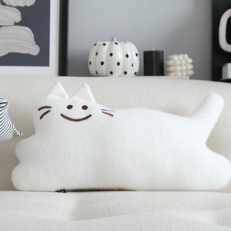 달떵 귀여운 말랑 고양이 모찌 인형 쇼파 쿠션 동물 아기방 낮잠