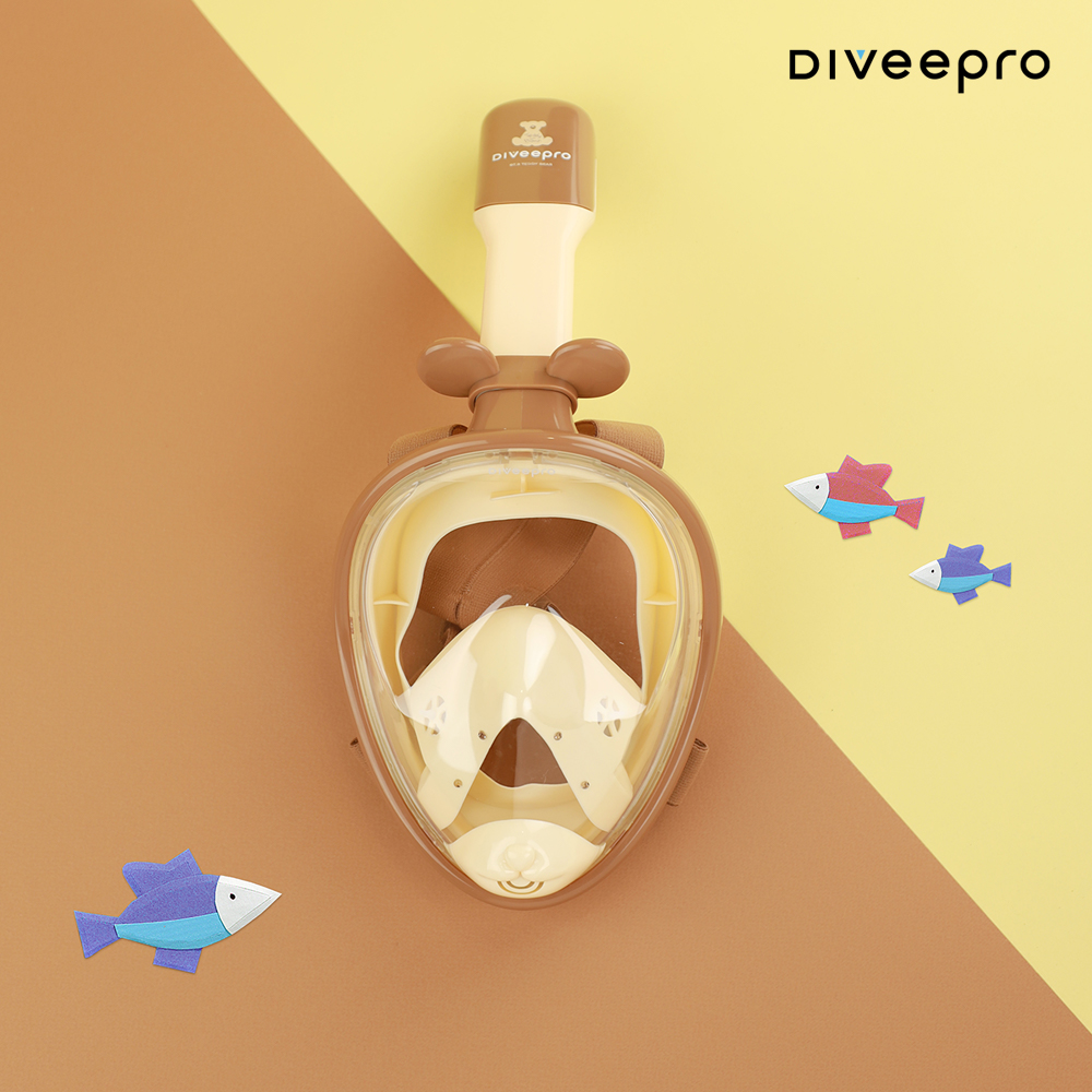 다이비프로 X 테디베어 익스트림 아동용 어린이 스노쿨링마스크 유아 키즈 나혼자산다 박나래