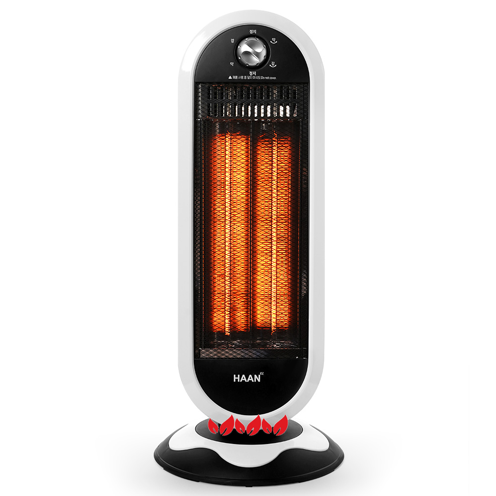 한경희 겨울 가정용 따뜻한 소형 2단 전기히터 자동좌우회전