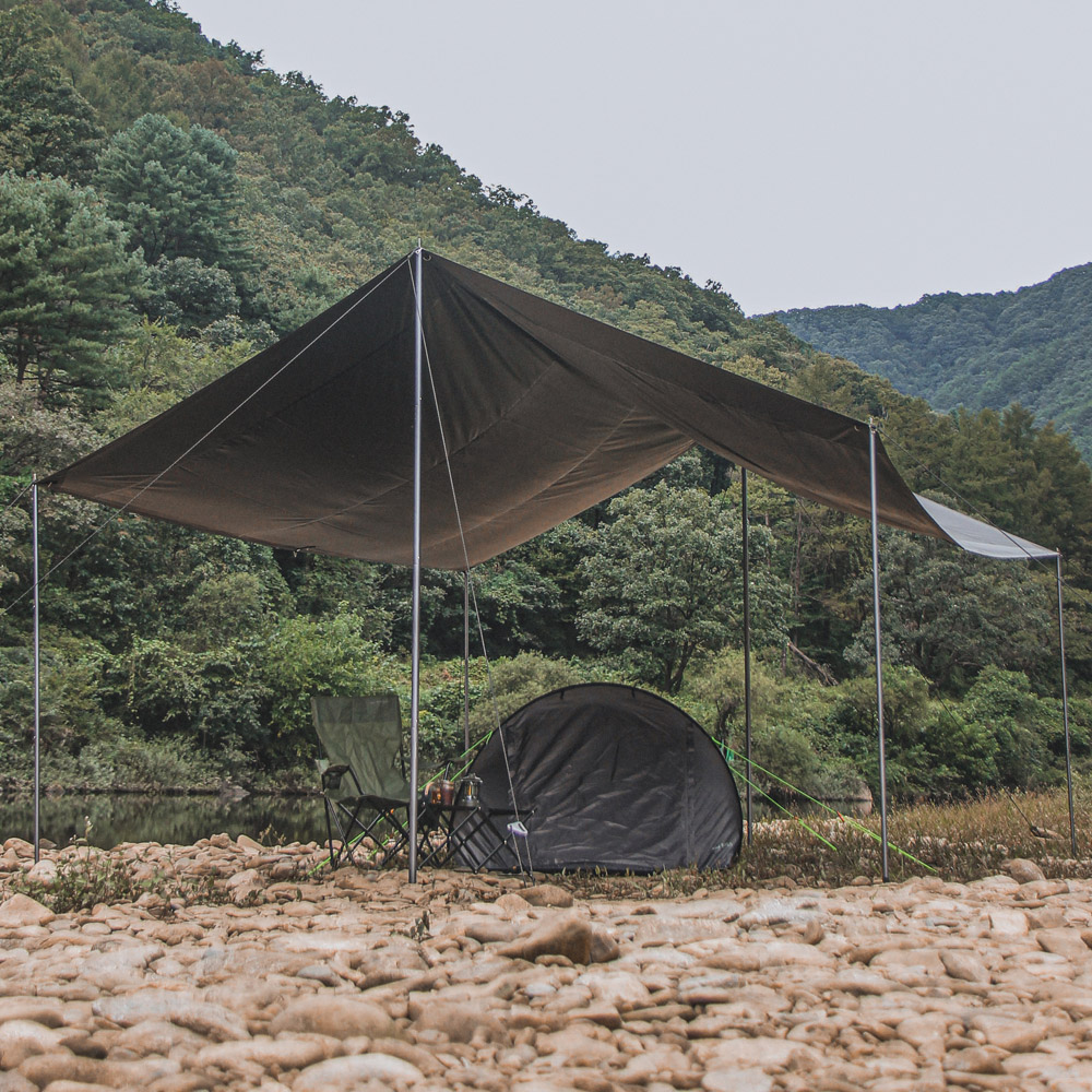 버팔로 와이드 사각타프 블랙코팅 그늘막 햇빛 가림막 특대형 디클레이 타프