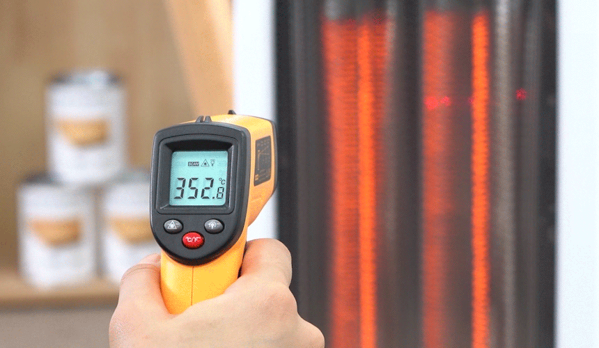 한경희 겨울 가정용 따뜻한 소형 2단 전기히터 자동좌우회전