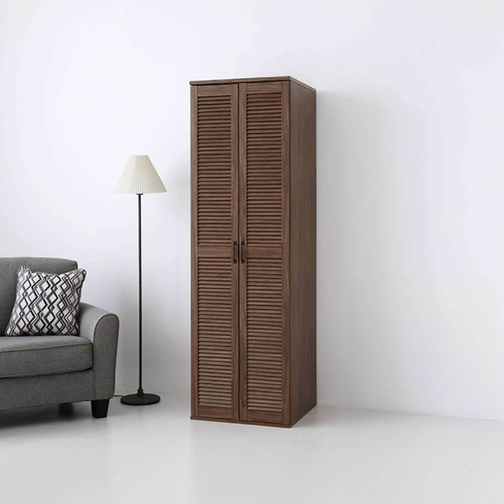 헤인 선반수납장 2문 60195 600mmx590mmx1950mm, 6단, 미들브라운 0863.1959 - 상세 이미지 2