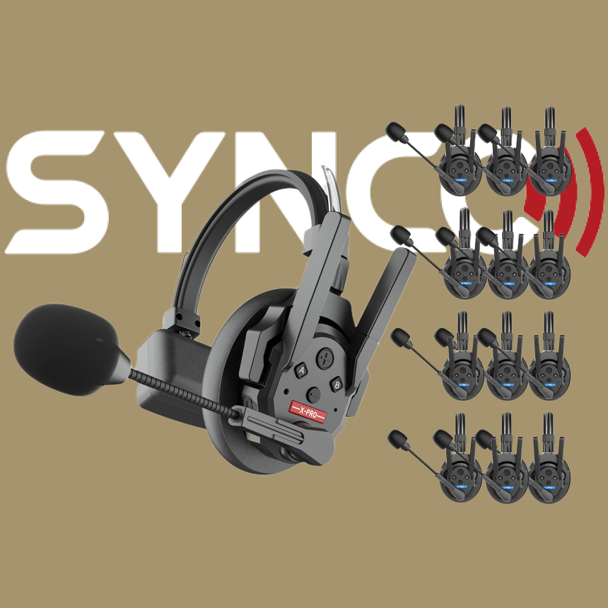 SYNCO Xtalk XPro13 1H12R 무선 인터콤 시스템 원격 헤드셋 프로 - 메인 이미지