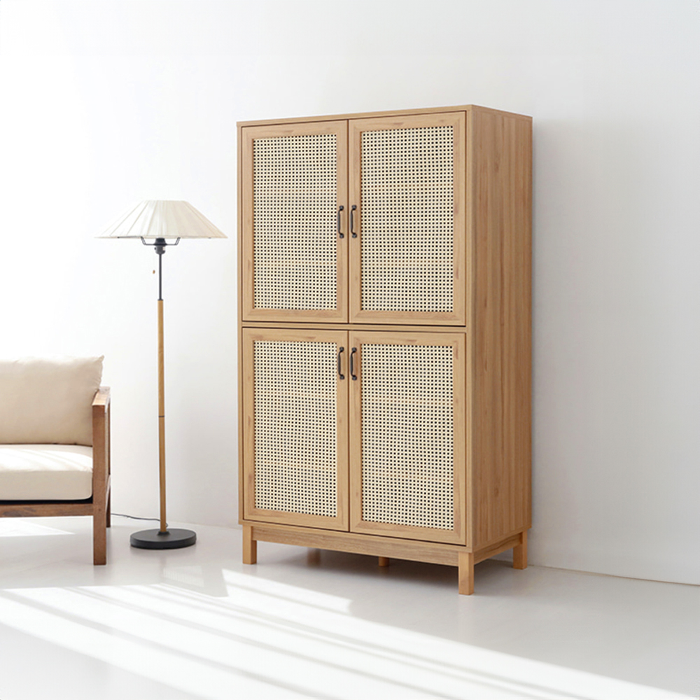 벤탄 선반수납장 4문 CHM180100R 1000x520x1800mm, 2단, 캄포어베니어 5942.9822 - 상세 이미지 4