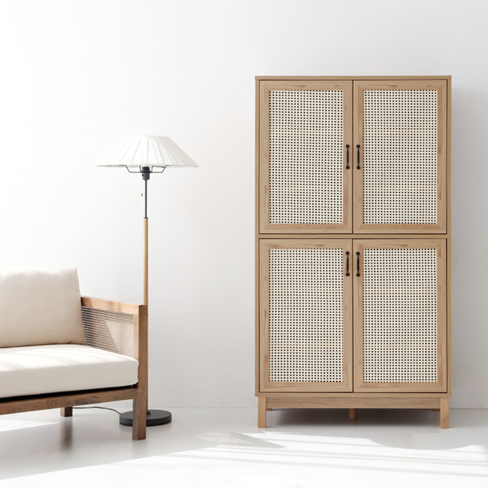 벤탄 선반수납장 4문 CHM180100R 1000x520x1800mm, 2단, 캄포어베니어 5942.9822 이미지 7