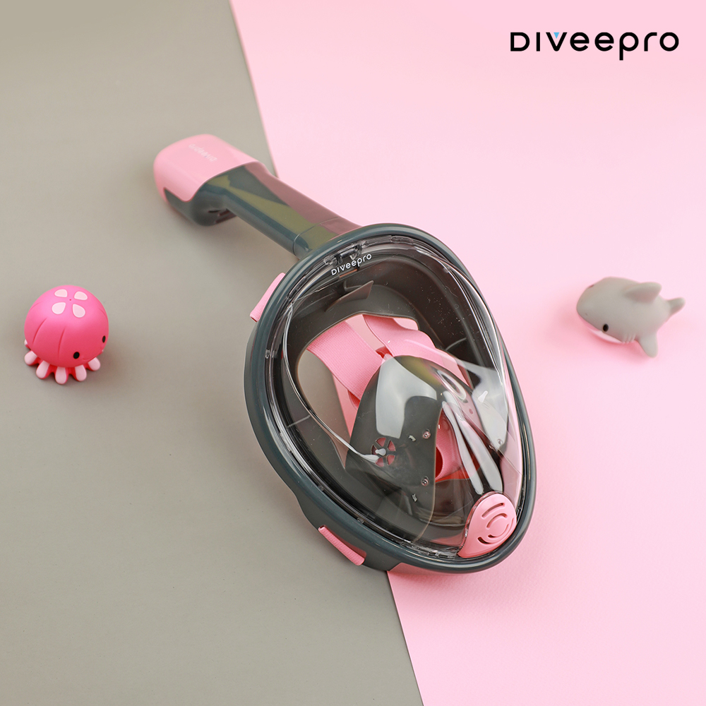 다이비프로 익스트림 아동용 어린이 스노쿨링 마스크 풀페이스 유아 키즈