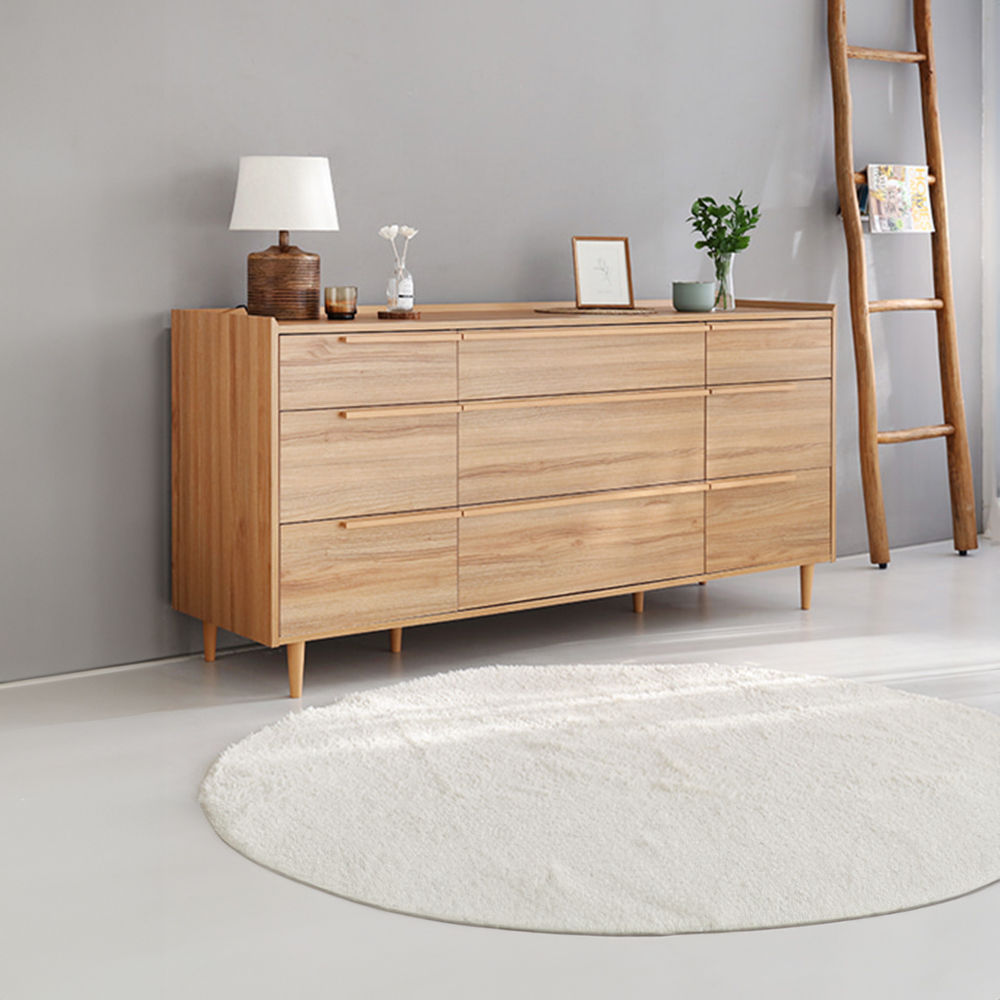 밀캄 콘솔수납장 17585 CHM85175 1750x500x850mm, 3단, 캄포어베니어 8361.2605 - 상세 이미지 5