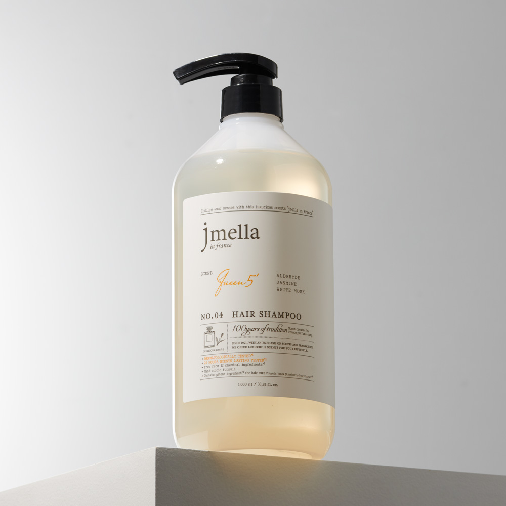 제이멜라 페이보릿 퀸 5 헤어 샴푸 1000ml 2개+샴푸 샘플 4개 - 상세 이미지 3